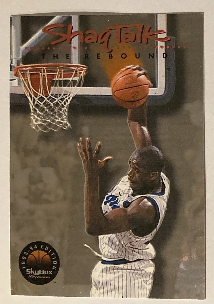 !!!     SHAQUILLE O`NEAL   SKYBOX  BASKETBALL INSERT  CARD $$