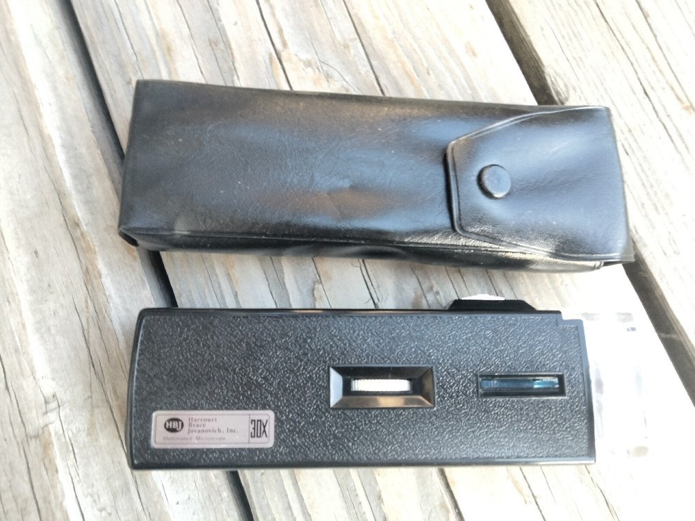 HBJ 30X Iluminated Microscope w/ case ~ SHIPS FREE