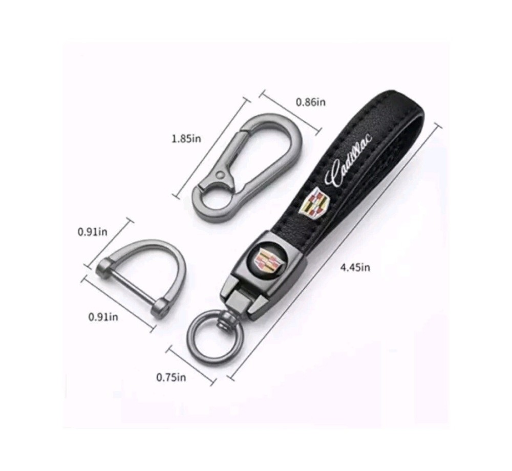 Cadillac Leather Keychain NEW!