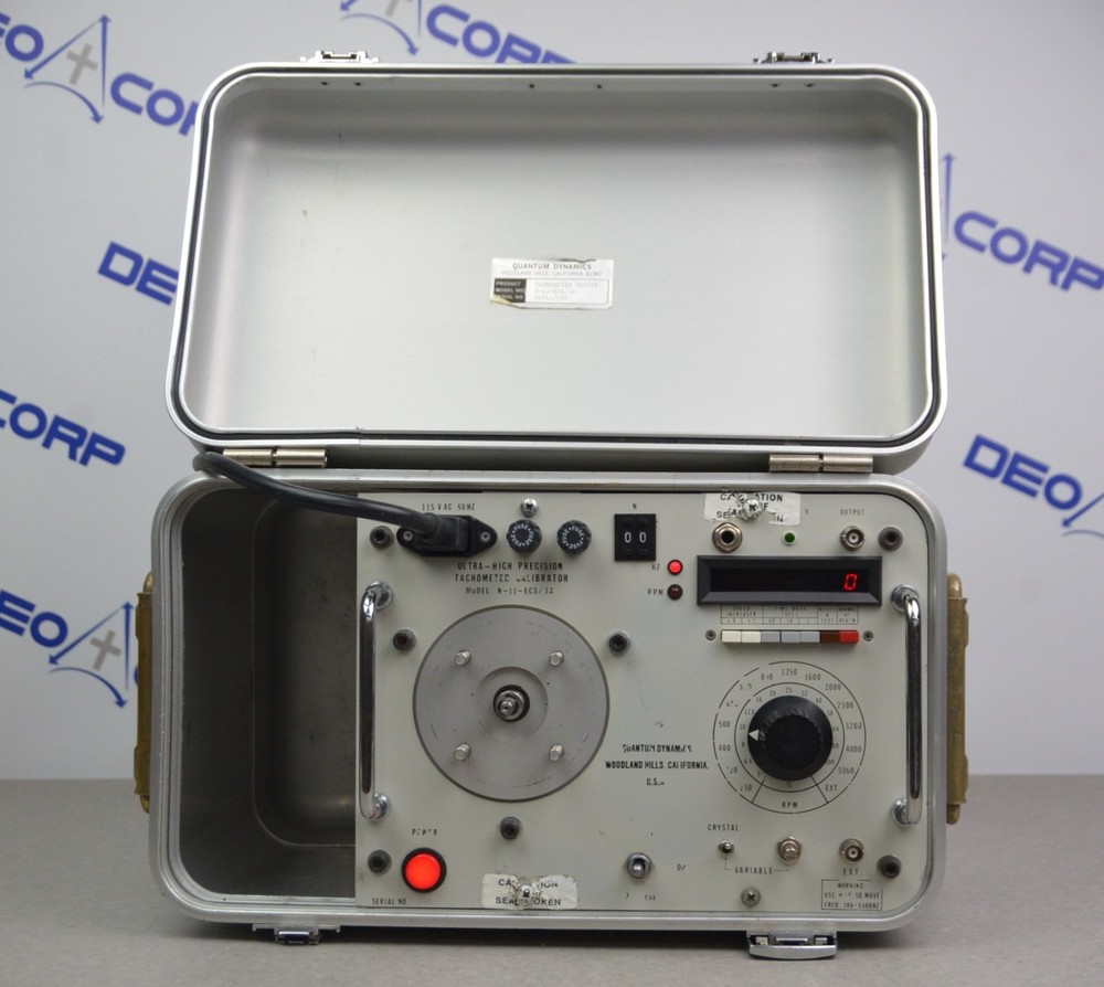 Quantum Dynamics N-11-ECS/3A Ultra High Precision Tachometer Calibration System