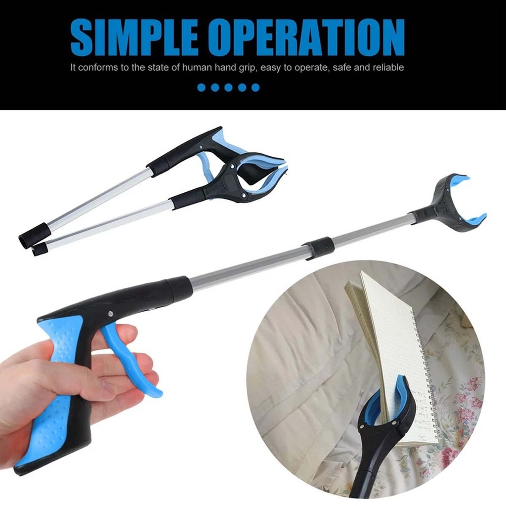 ABS Plastic, Rubber material multi-function grabber, convenient and foldable