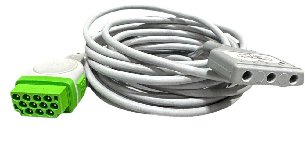 GE ECG Trunk Cable DIN 3-Lead E90027F