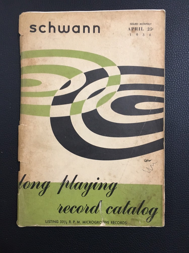 Schwann Long Playing Record Catalog. August, 1964 issue, incomplete