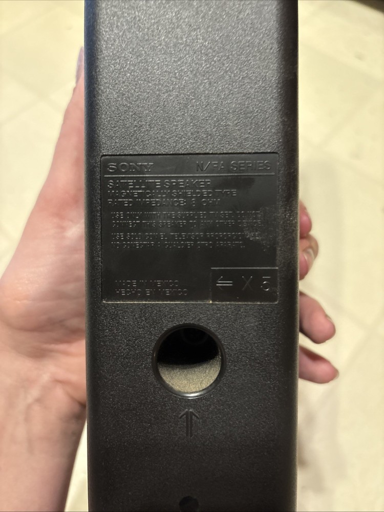 Sony N/FA Series Satellite Speaker with Stand Untested