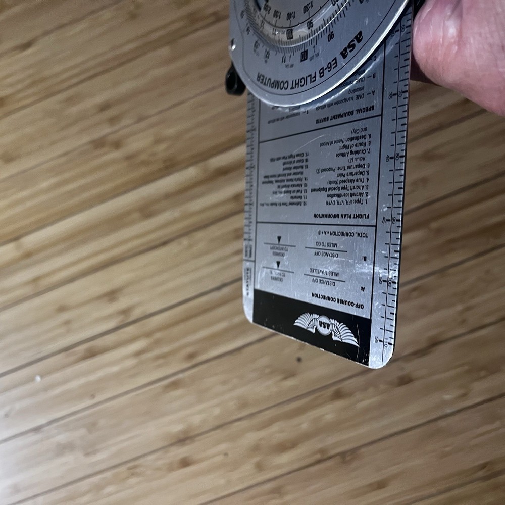 asa E6-B Flight Computer Preowned Metal