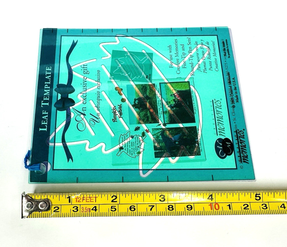 2003 Creative Memories Leaf Template Scrapbooking Crafts Journal Boxes More