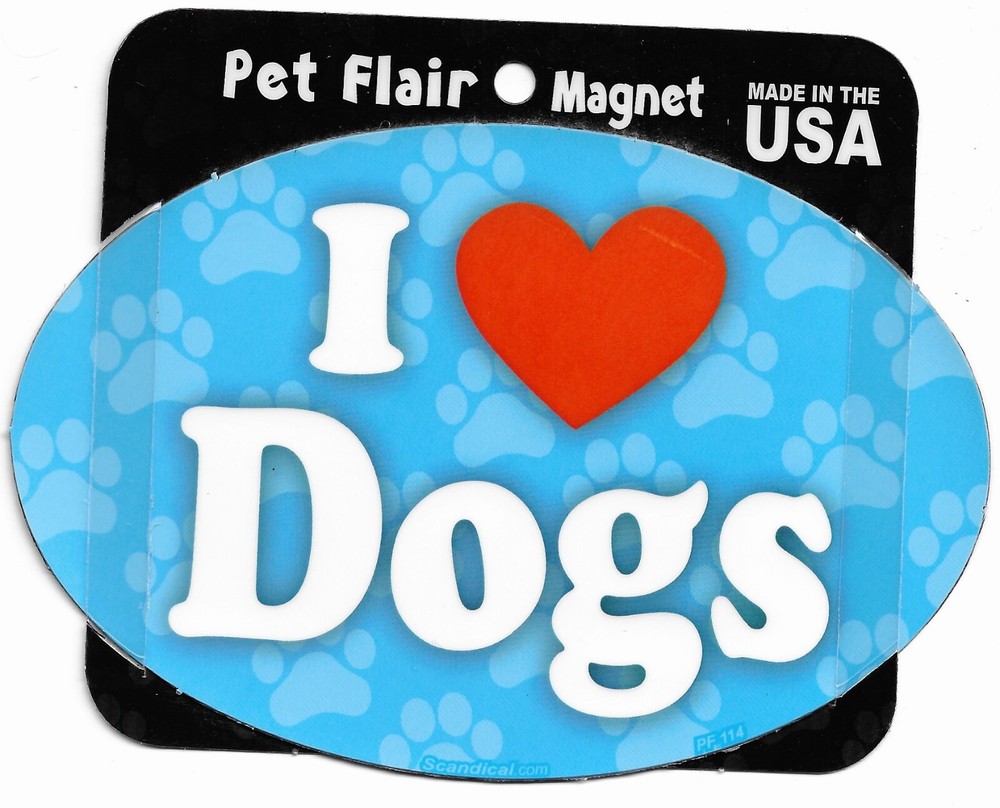 Scandical Pet Flair Magnet 4"x6" Oval