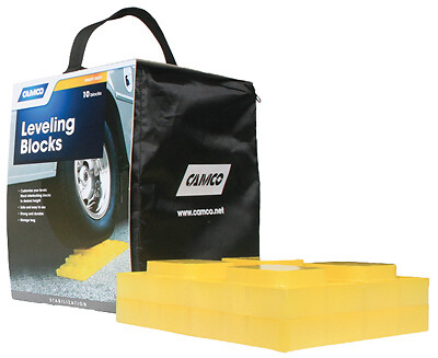 Camco 44505 RV Leveling Blocks, 10-Pk. - Quantity 1