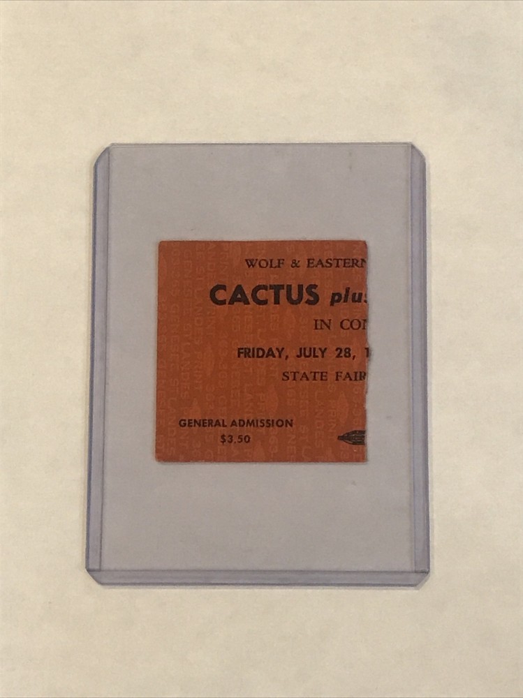 CACTUS Ticket Stub