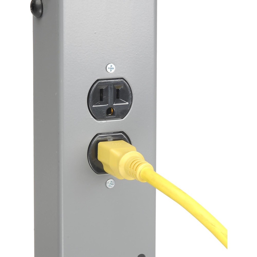 Dual Sided Electrical Outlet 15'L Cord 4 Outlets