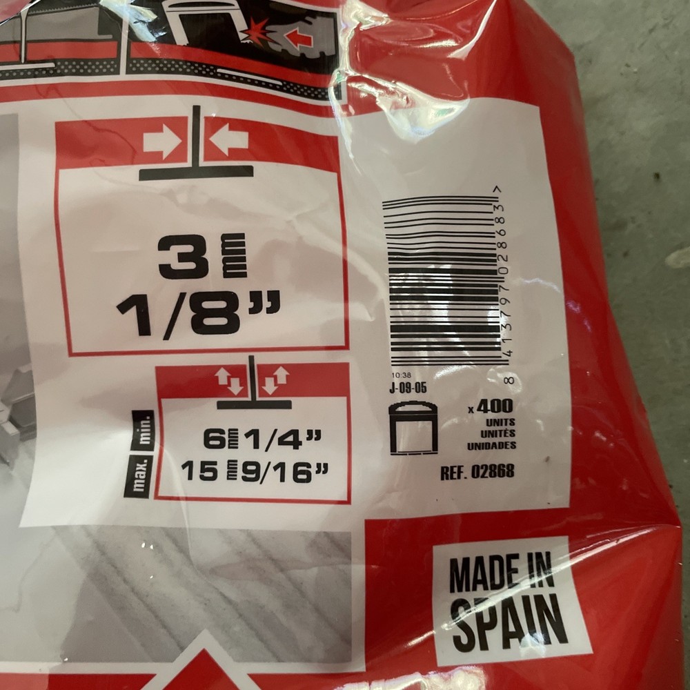Rubi Tools Delta Tile Leveling System 1/8" (3MM) 400 Count