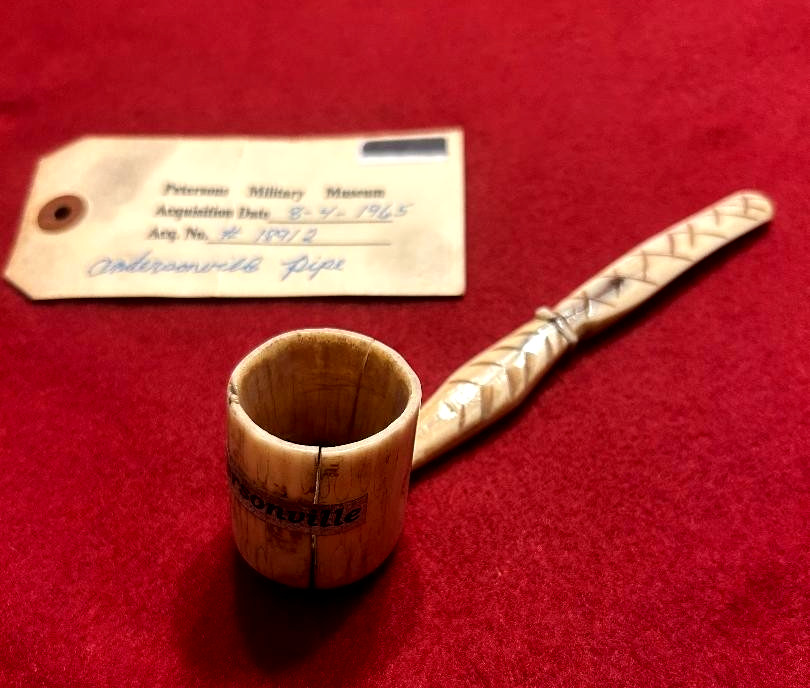 ORIGINAL RARE ANDERSONVILLE PRISON CIVIL WAR CARVED SMOKING PIPE PETERSON MUSEUM