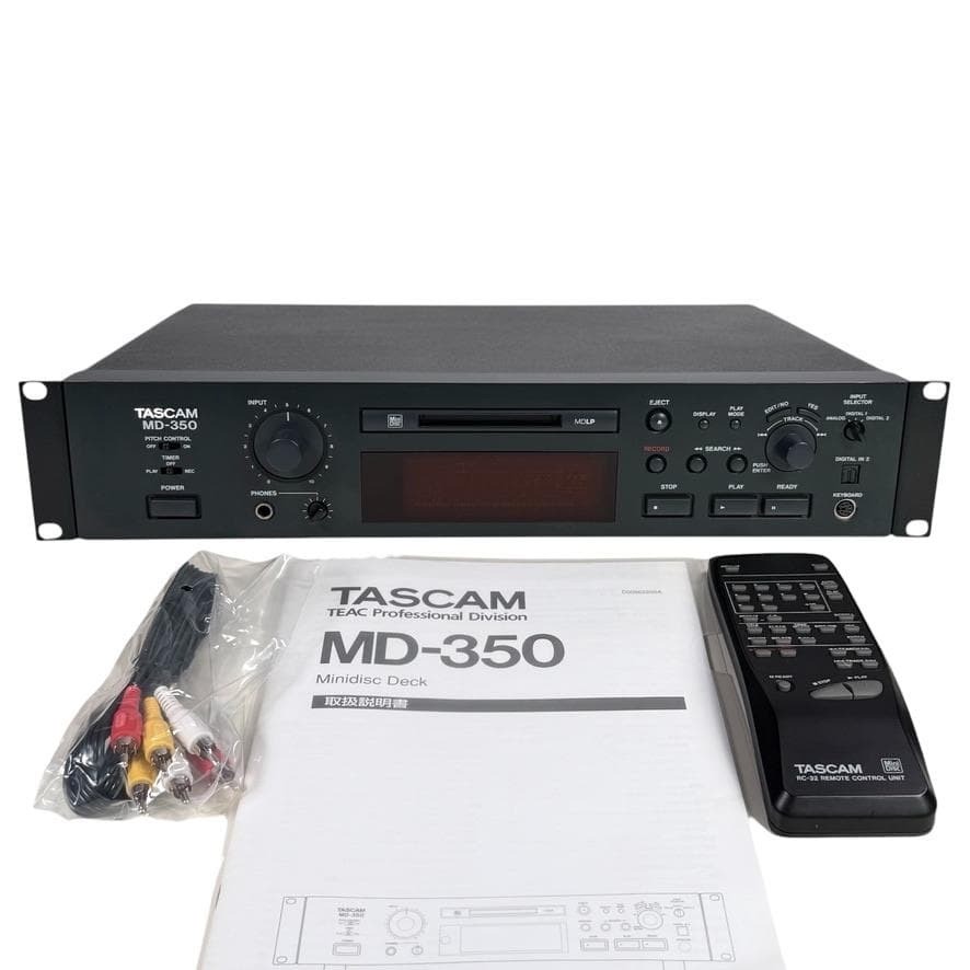 [REMOTE CONTROL] TASCAM MD-350 Minidisc Deck - Tested Working