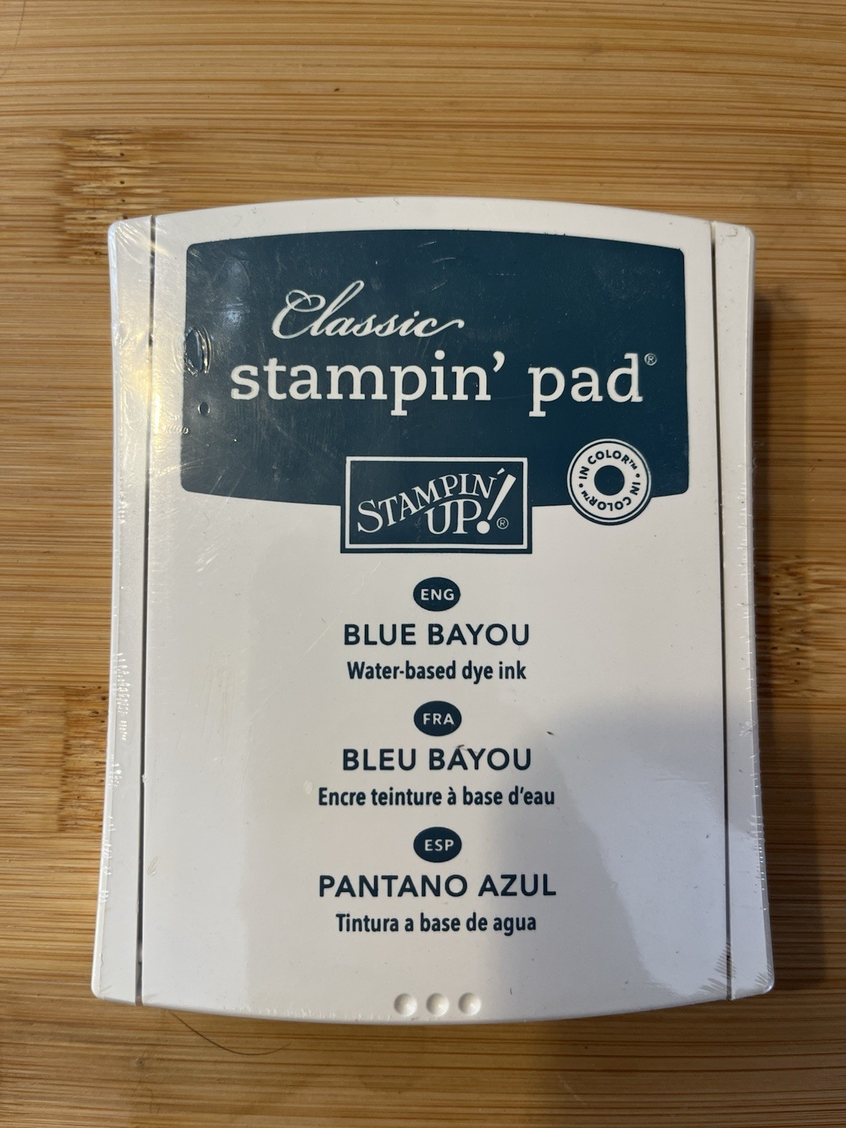 Stampin’ Up! Purely Blue Bayou Classic Stampin’ Pad Water-Based Dye Ink New