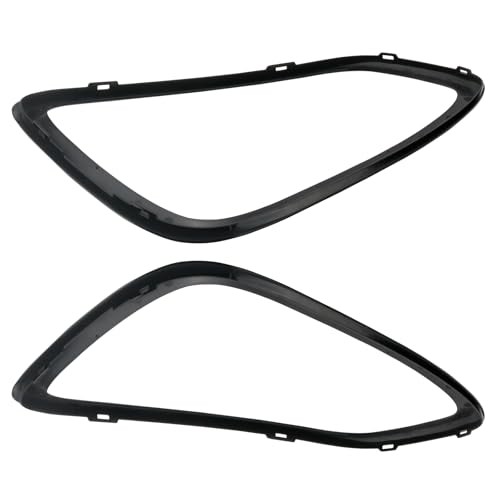 Tail Light Trim Ring Taillights Bezel Compatible with 2007-2015 Mini Black