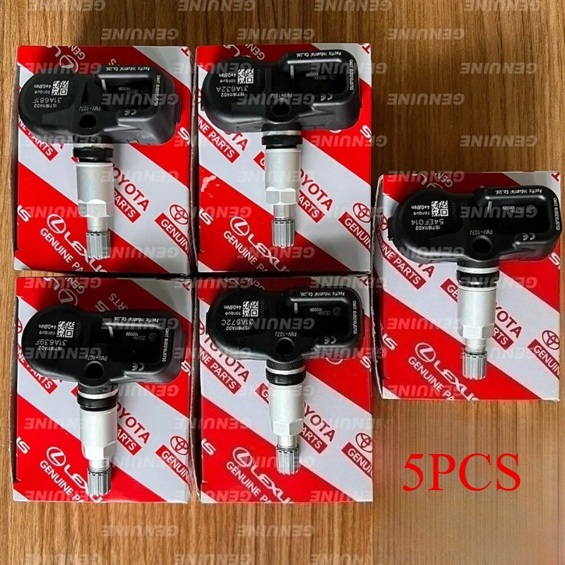 5X Original TIRE PRESSURE MONITOR SENSOR OEM 42607-33021 TPMS PMV-107J For Lexus