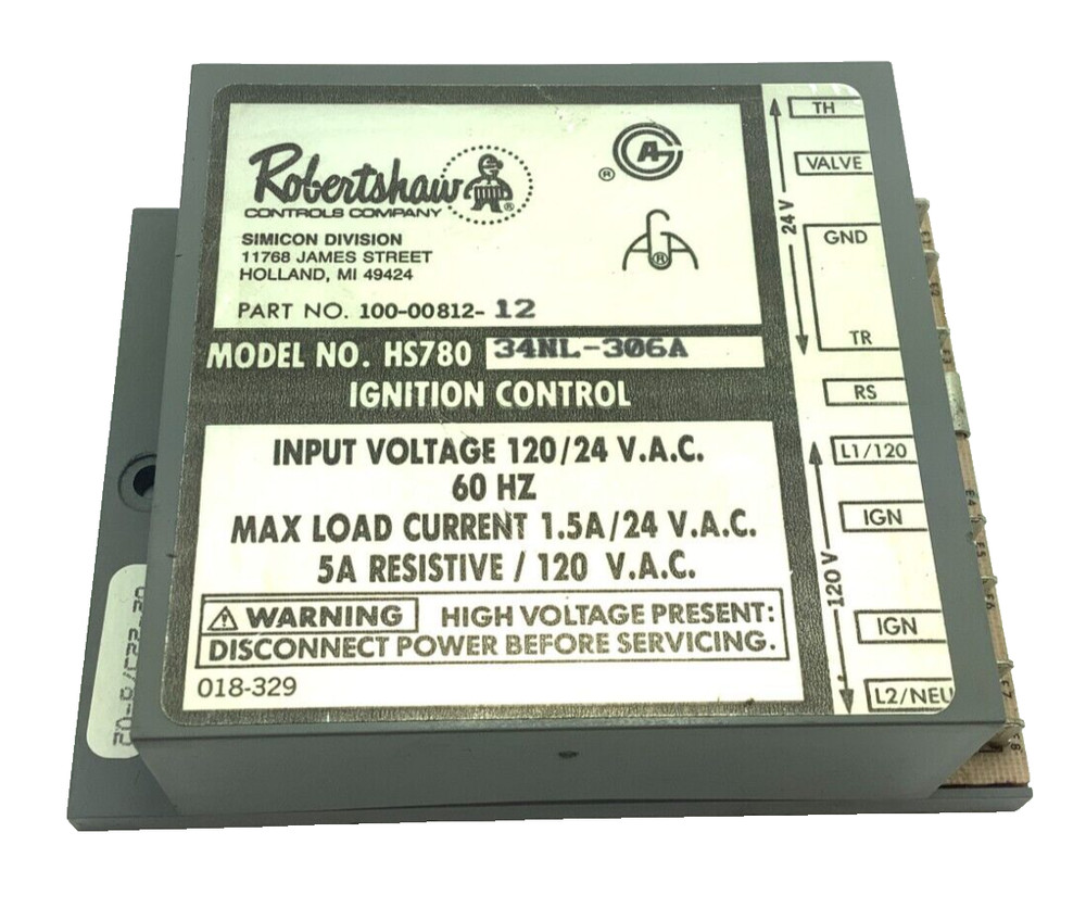 34NL-306A Ignition Control Module - MUST BE EXACT MATCH FOR IT TO WORK