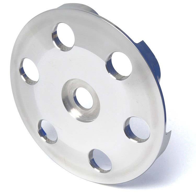 Billet Aluminum Alternator Fan Chevy Ford Pontiac Pulley, SBC, BBC, SBF, BBF