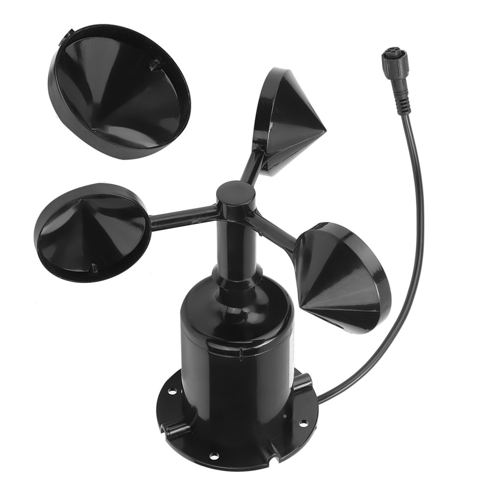 Environment Anemometer Output Pulse Type Three Cups Wind Speed Sensor