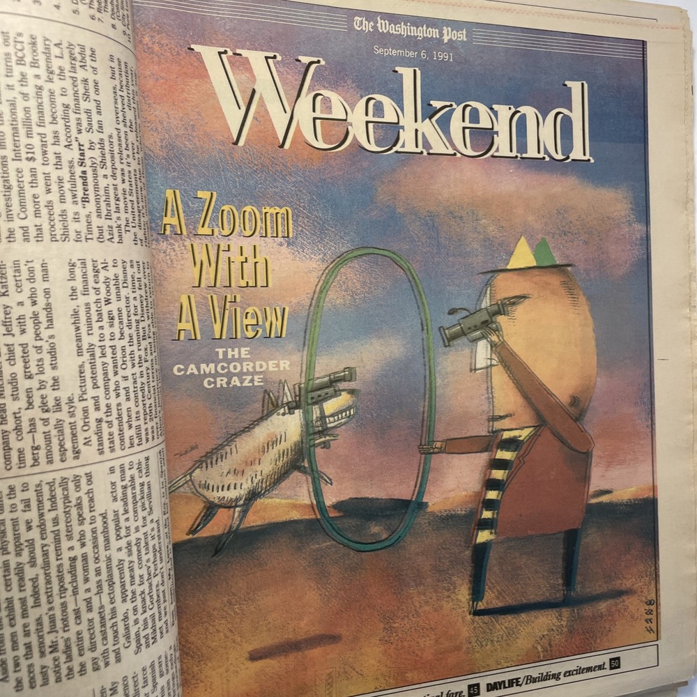 Washington Post 1991 Soviet Union Mikhail Gorbachev Newspaper Russia Complete