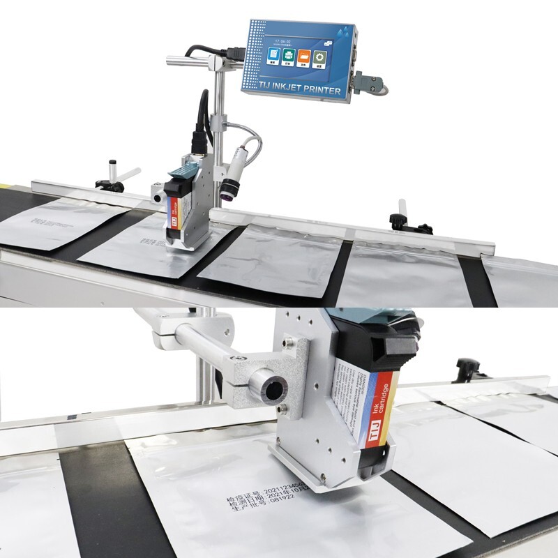 T110 Online Inkjet Date Coding Printer Industrial Assembly Line Coding Machine