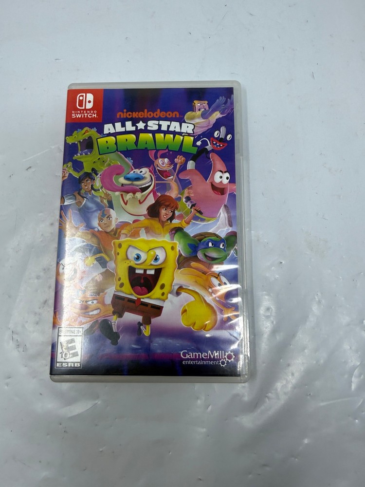 Authentic Case ONLY - Nickelodeon All Star Brawl Nintendo Switch Box