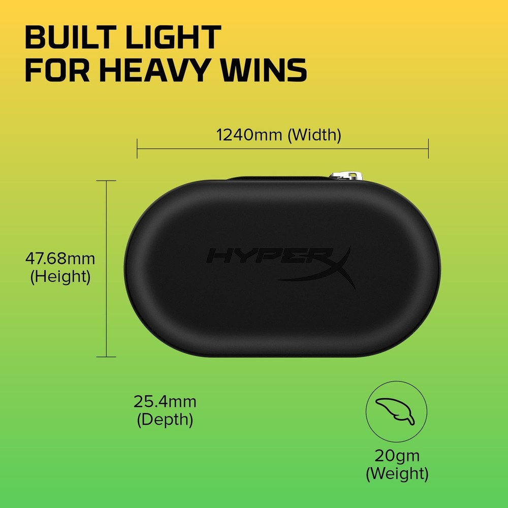 HyperX Cloud Earbuds II – 14mm Drivers, Four Eartips, Hard-Shell Carrying