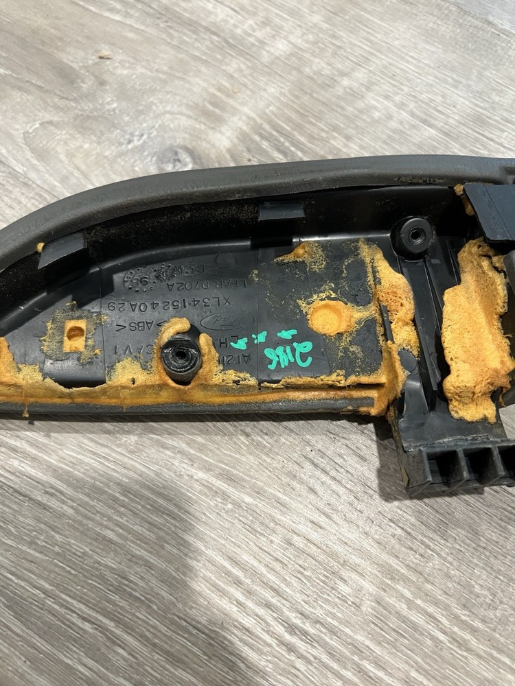 1999-2003 Ford F150 Door Panel Armrest Pull Handle Driver Side Left Gray