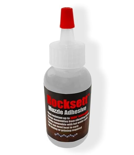 Rocksett High Temp Thread Locker 1 oz Muzzle Adhesive