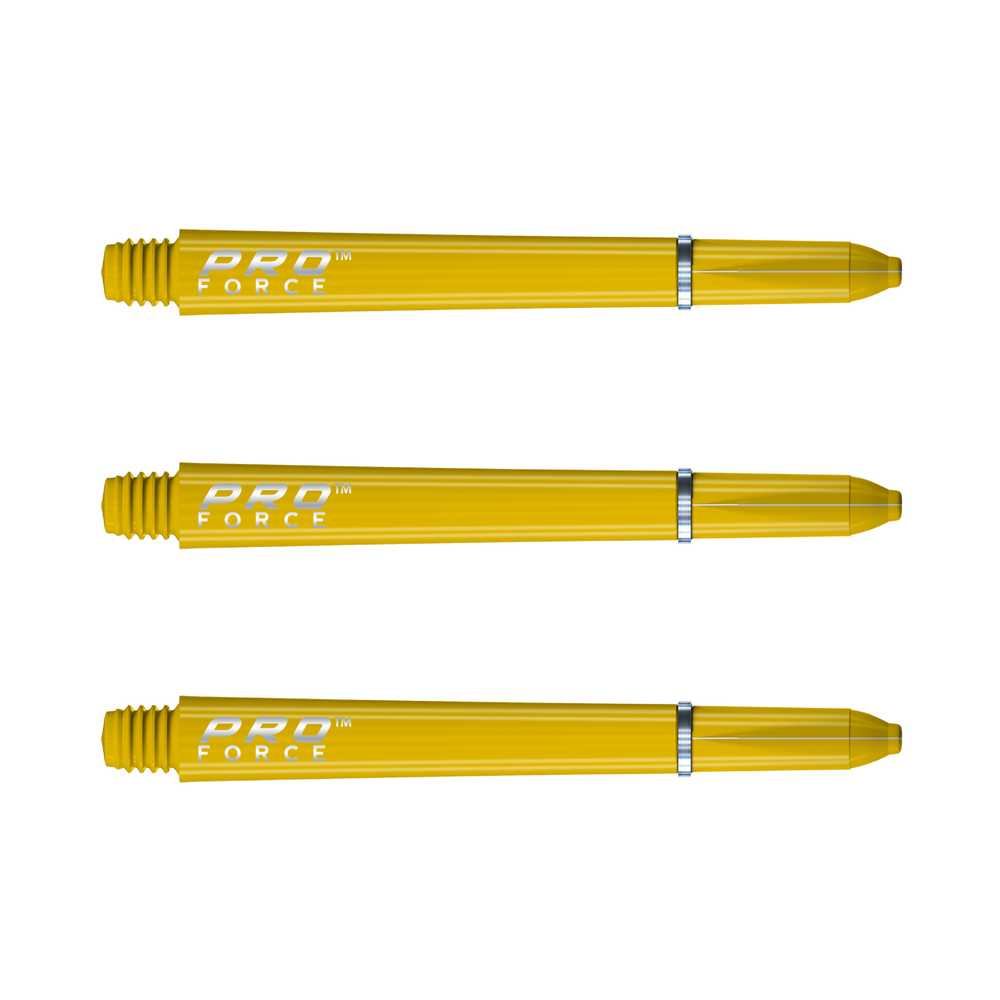 Winmau Pro-Force Dart Shafts Yellow - Medium