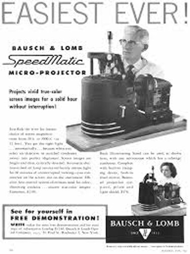 Bausch & Lomb Speedmatic Micro-Projector Automatic Projection Microscope