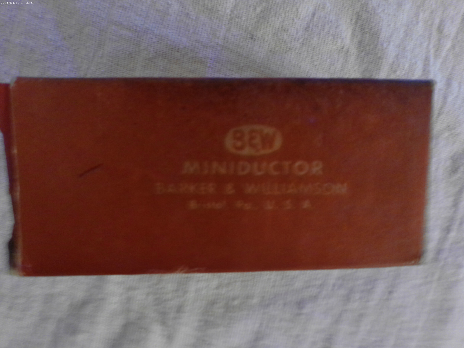 B & W Air Inductor approx. 5uh 14 Gauge wire 50 x 100mm