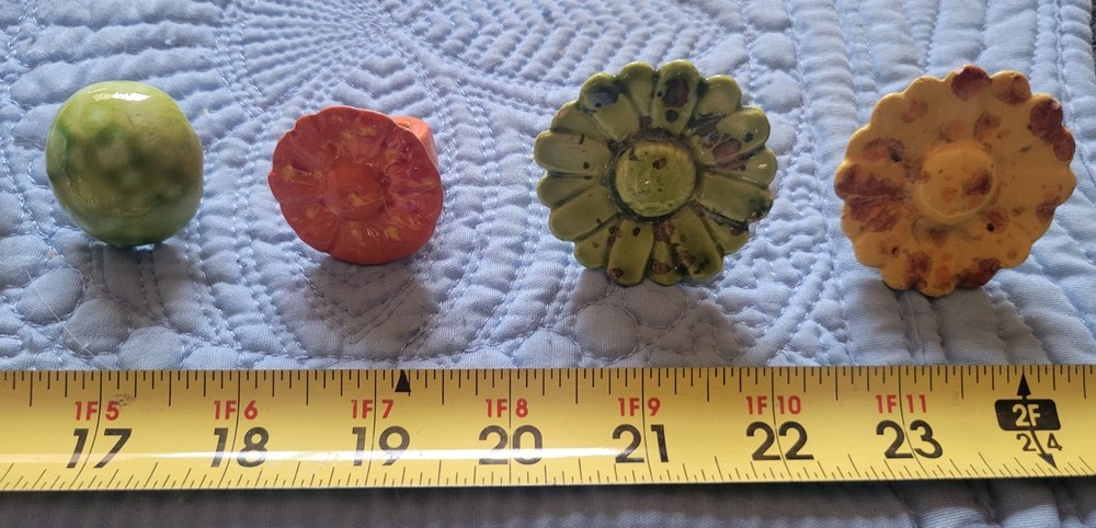 Lot: 1960s Handmade Macrame Beads