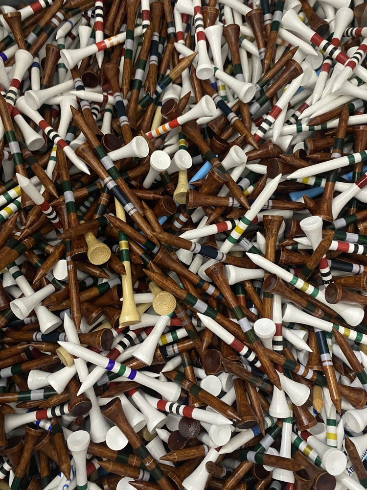 1000 Assorted Blem Or Misprint Golf Tees