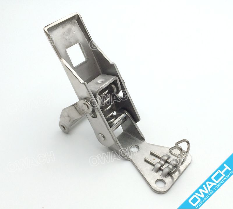3" Stainless Steel Draw Latch Secondary Catch, with Spring, Toggle Latch