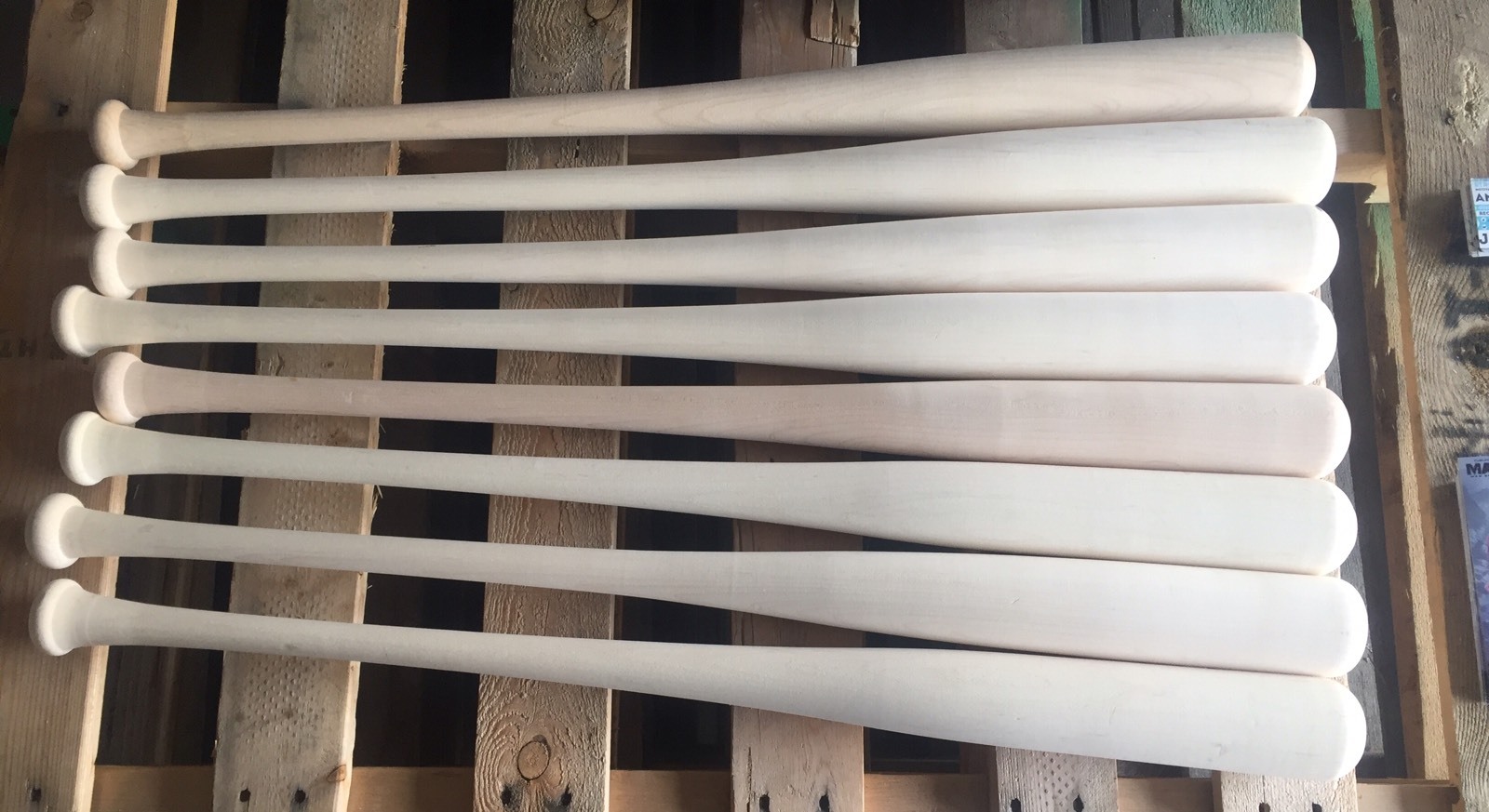 1-GAME READY Wood Blem Baseball Bat! Free Shipping!