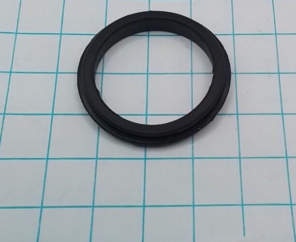WB04T10042 Cooktop Control Panel Seal (Black) (1)