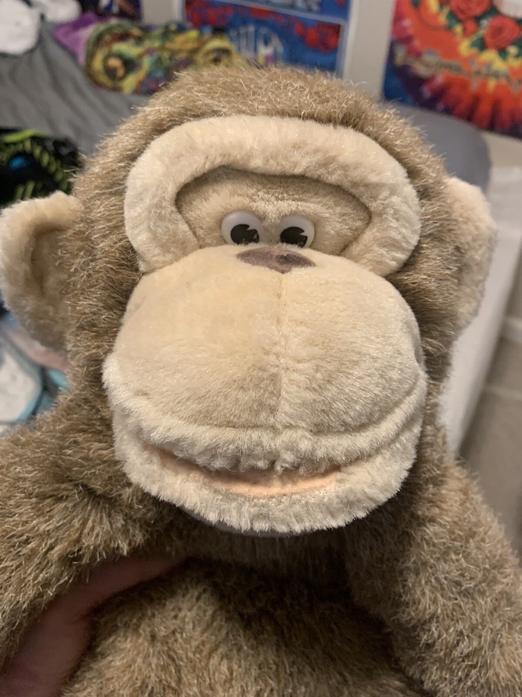 plush creations inc monkey puppet 15”