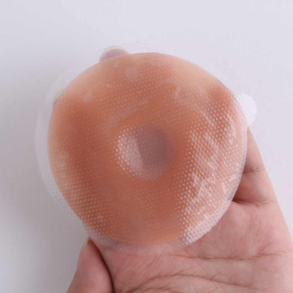 Silicone Fake Breast Reusable Nipples Enhancer Covers False Nipple for Cosplay