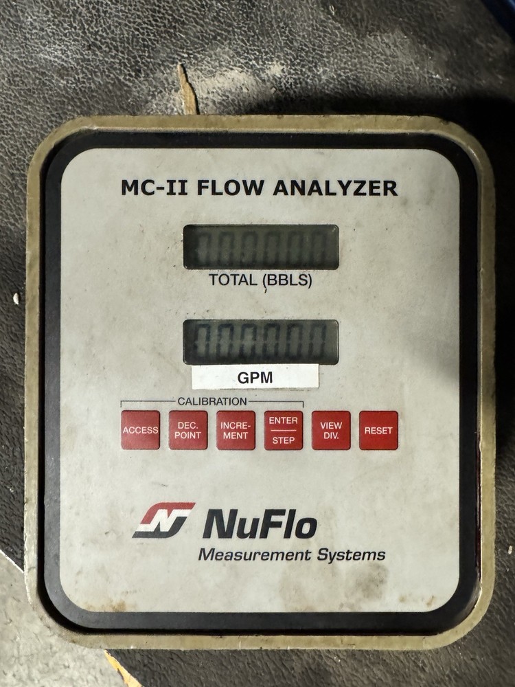 NuFlo MC-II Flow Analyzer Cameron Measurement Systems MPN MC-II