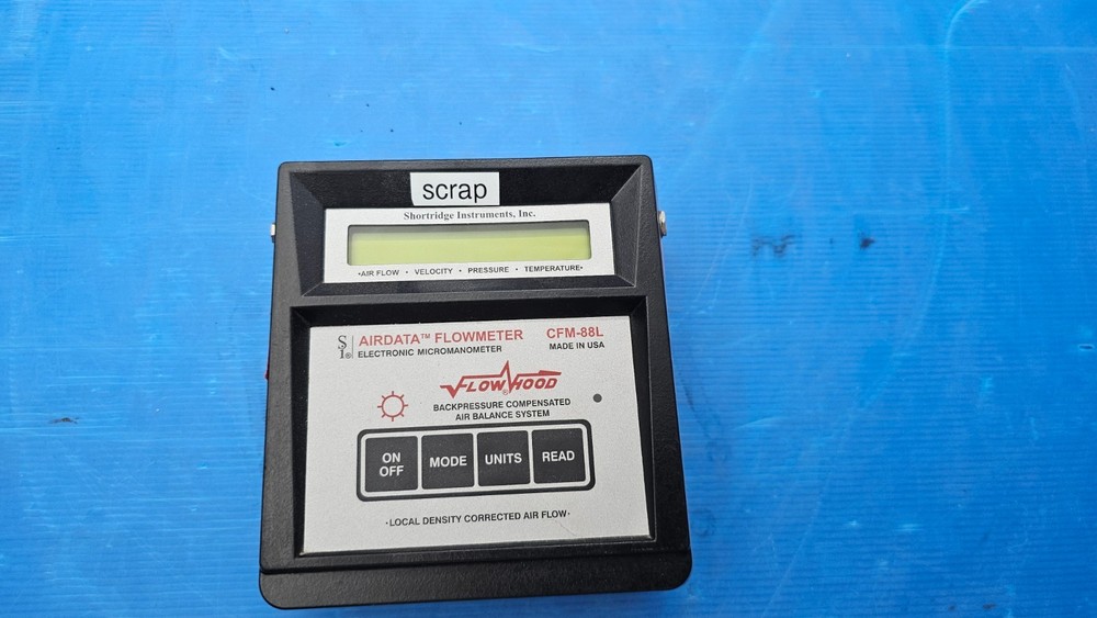 Shortridge CFM-88L Digital Meter AS IS