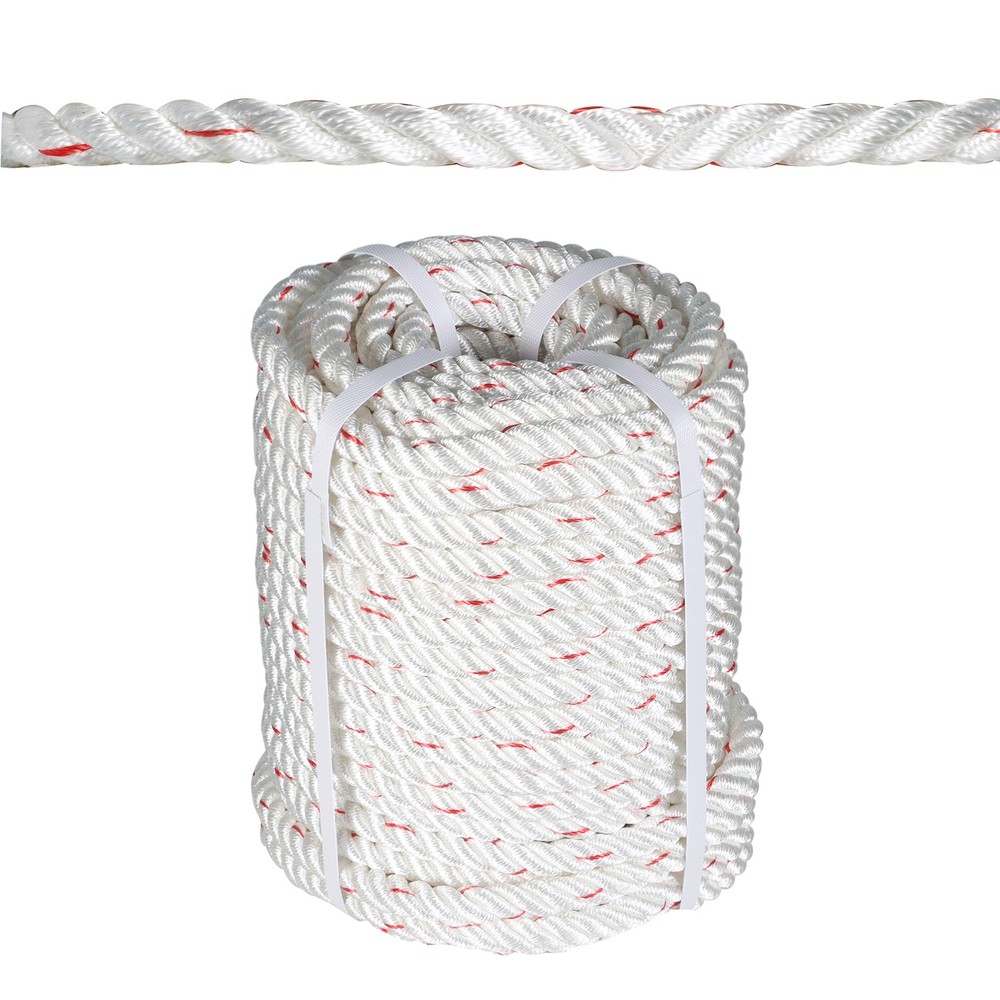 8900Lbs Double Braid Polyester Arborist Bull Rope 5/8"×150' Pulling Rigging Line