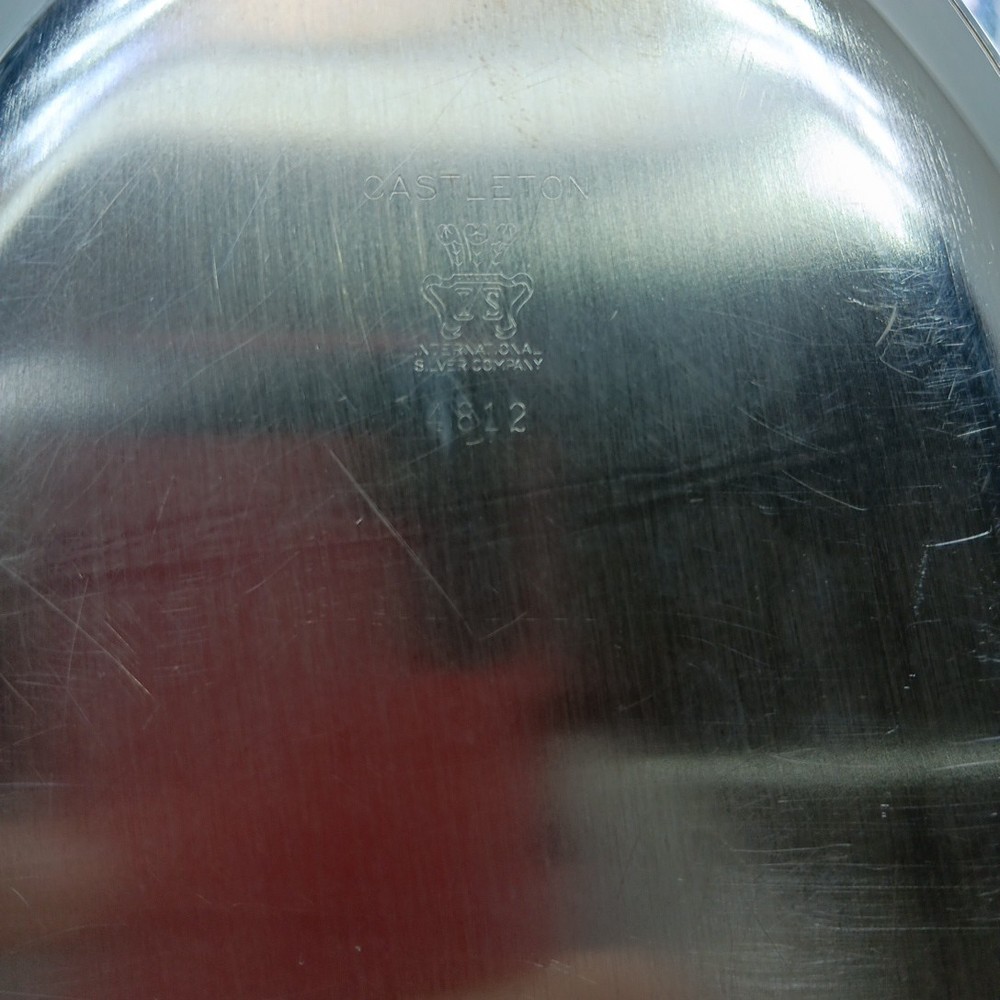 International Silver Castleton Silverplate Covered Vegetable Dish #4812