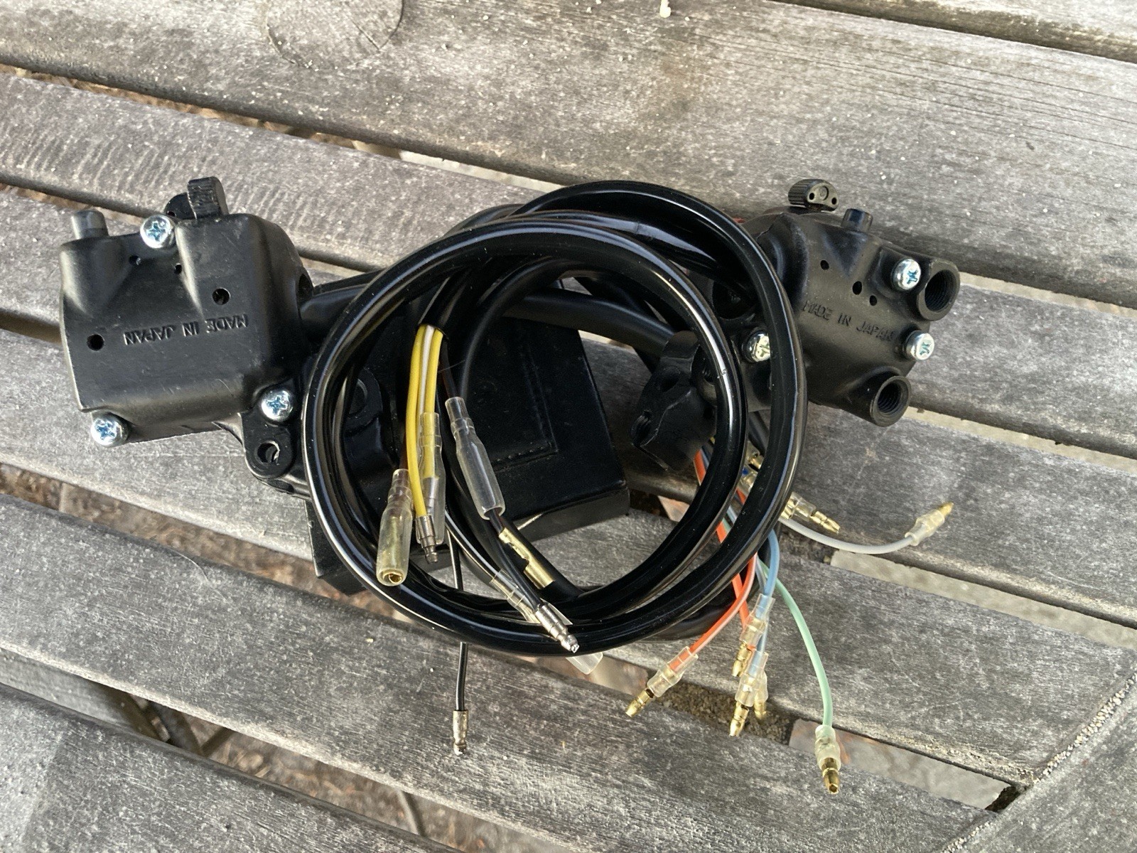 1974 Honda CL360 K0, CB360 SPORT - RH & LH handlebar switch controls - PAIR