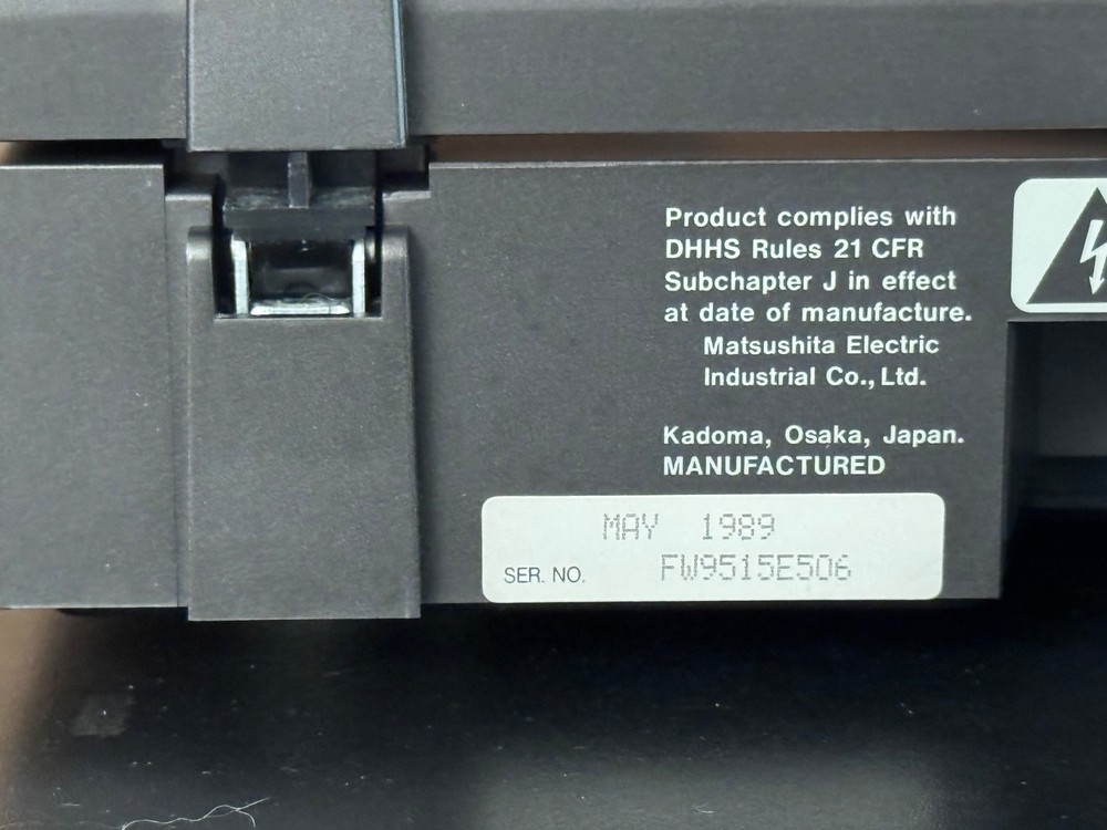 Technics SL-PC10 Multi Compact Disc Player 5 Disc Changer Tested Good