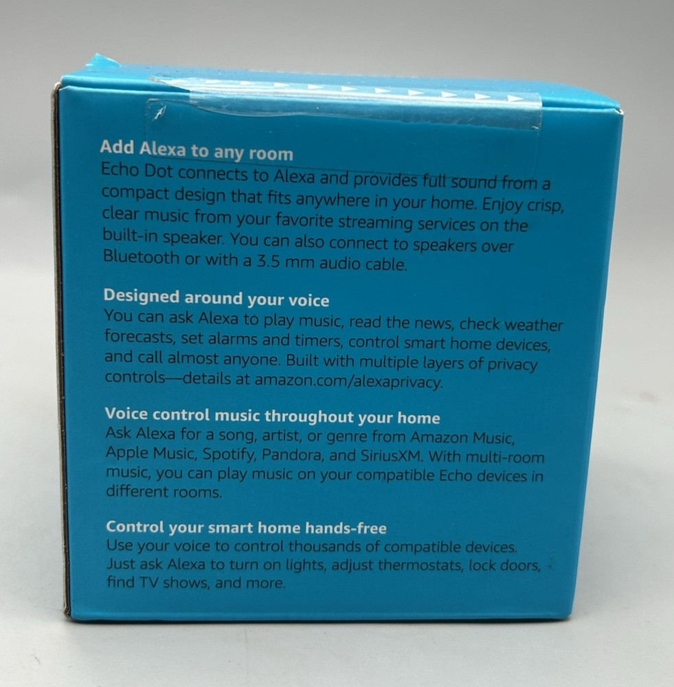 Amazon Echo Dot (3rd Gen) Alexa Smart Speaker - Sealed