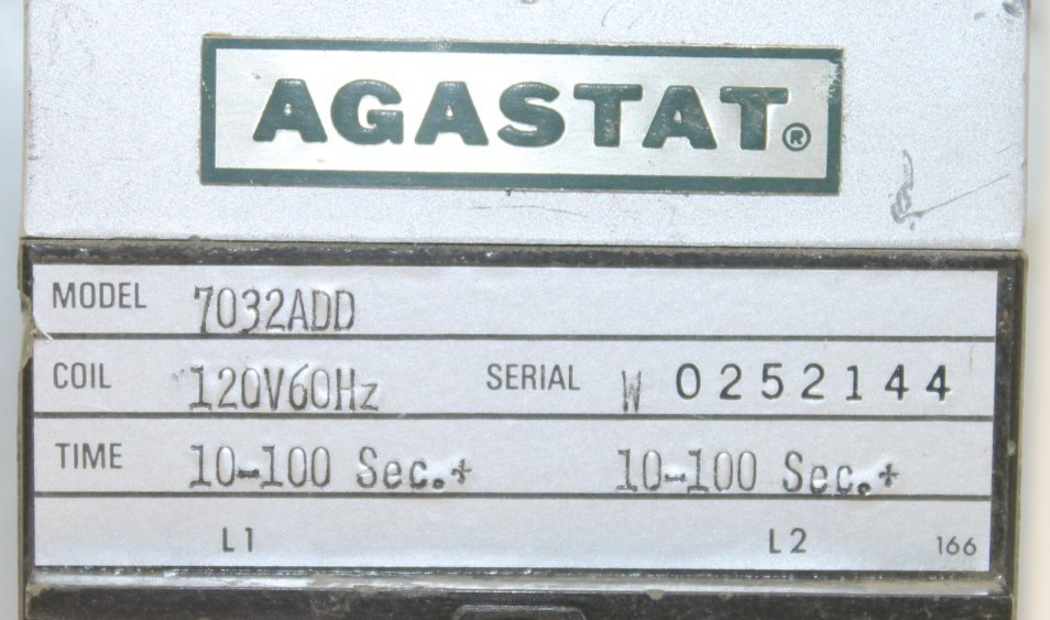 Agastat 7032ADD Timing Delay Relay