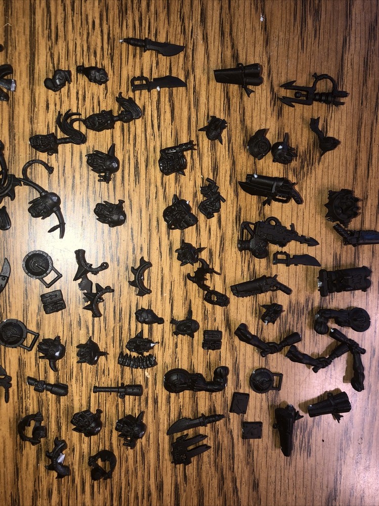 Warhammer 40k Ork Bits Lot Primed (j3)