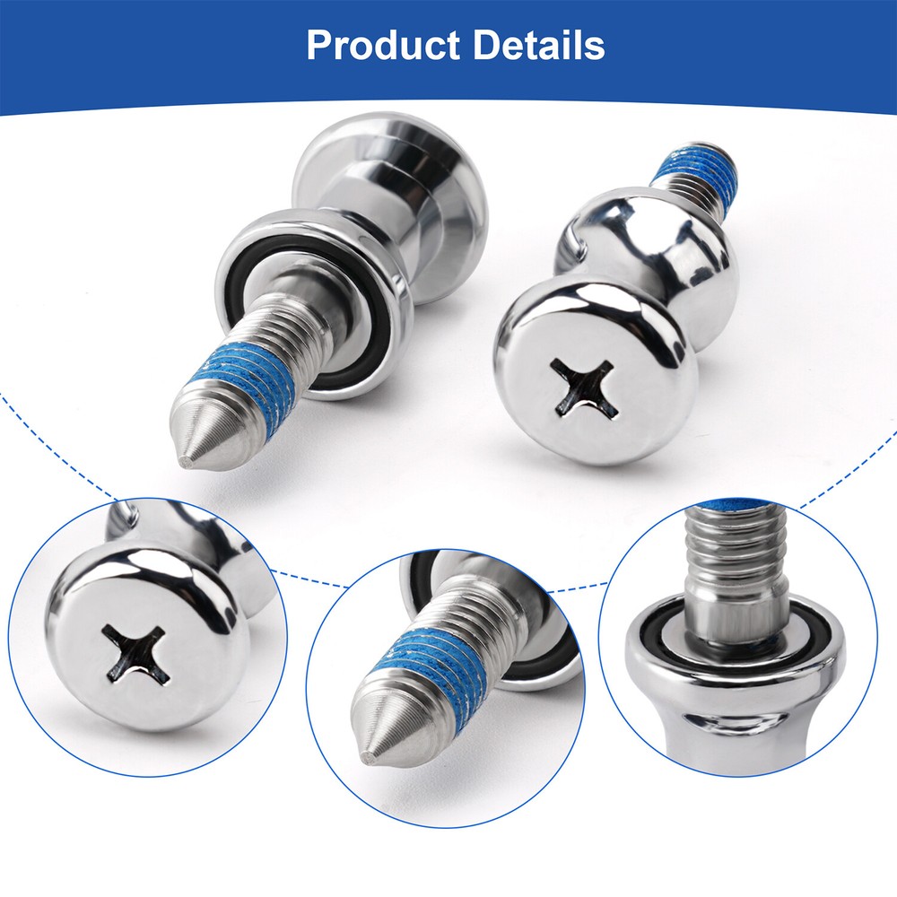 Pair Convertible Rear Deck Hardtop Striker Stud Frankenstein Bolt For Mazda