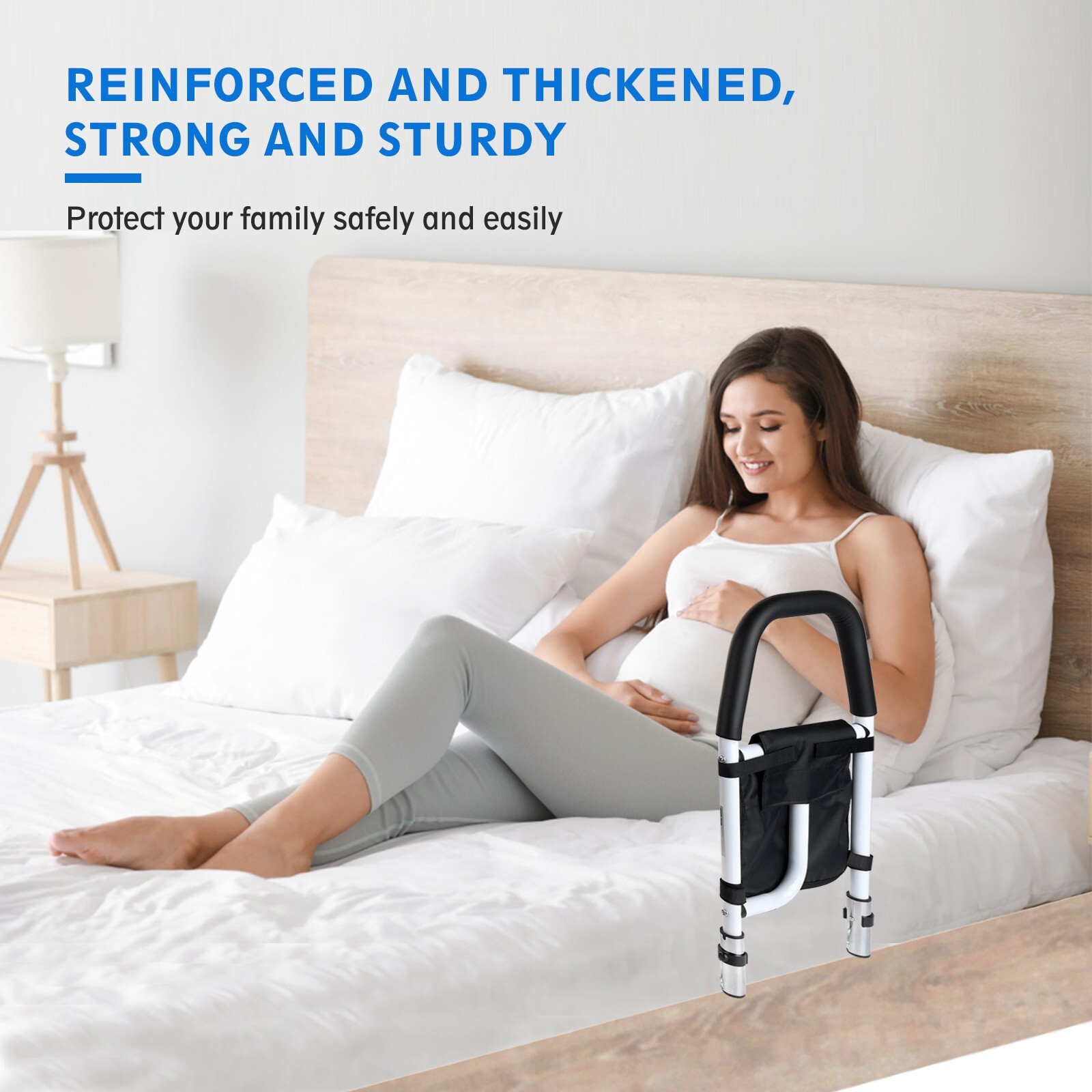 Medots Bed Assist Rail for Seniors,Handicap & Medical Recovery,Non-Slip Handle